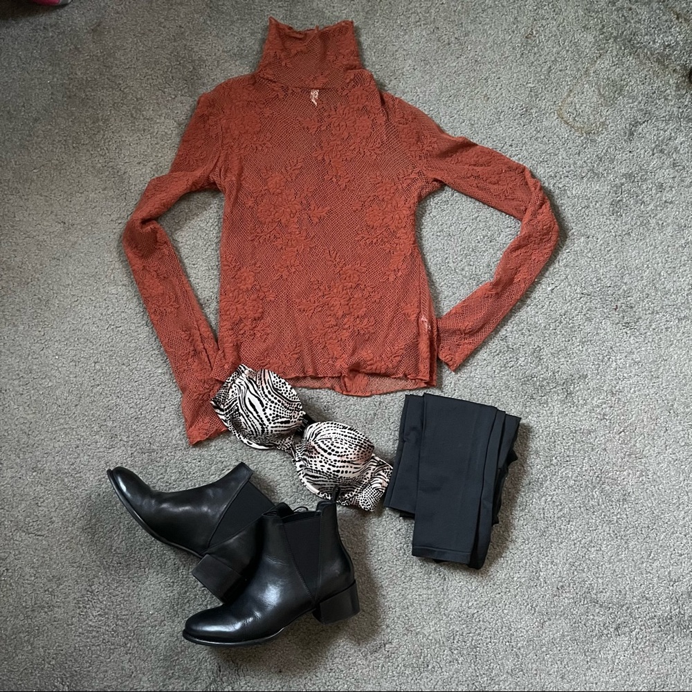 Free People Lace Top